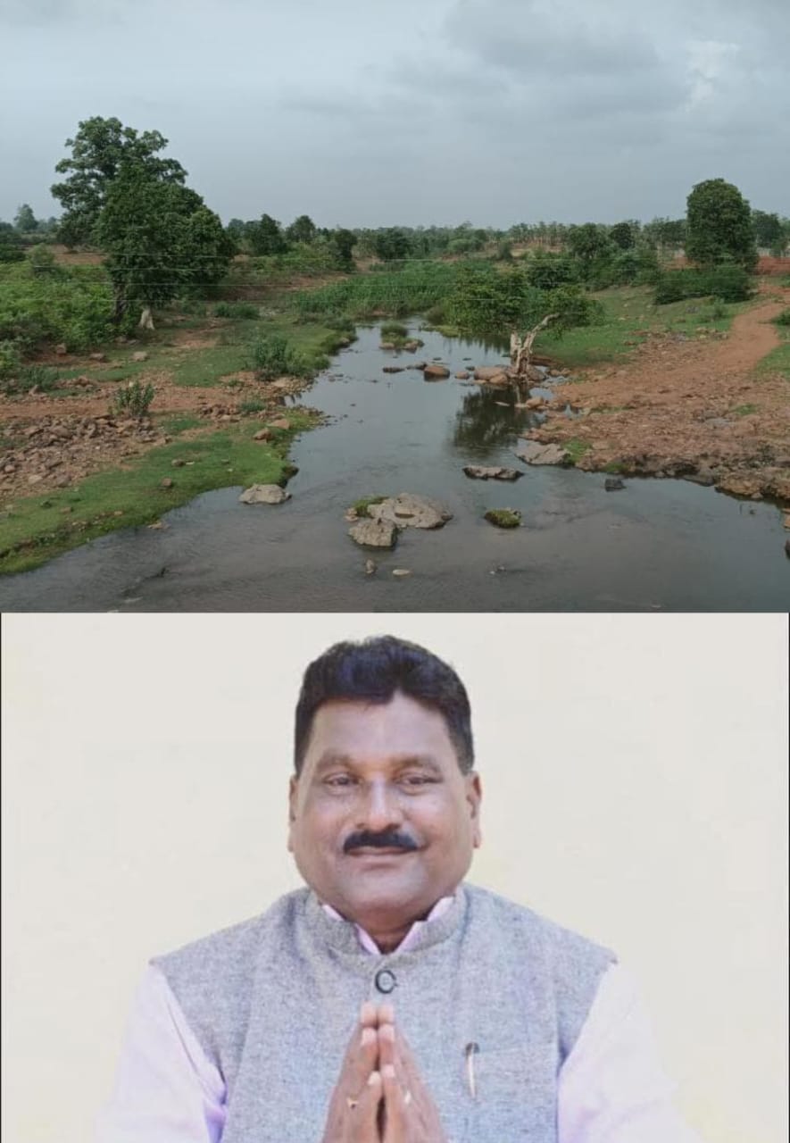 गंडई की जीवन रेखा में लौटी धारा, नगर अध्यक्ष के प्रयासों से सुरही नदी में छोड़ा गया पानी