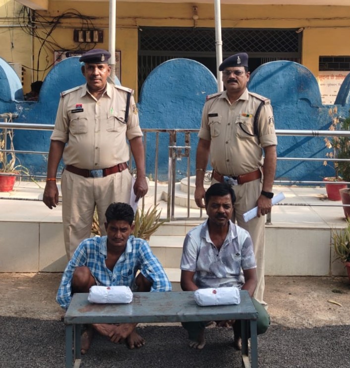 गांजा कारोबार में लिप्त दो राजेश धराए, छुईखदान पुलिस की बड़ी कार्यवाही