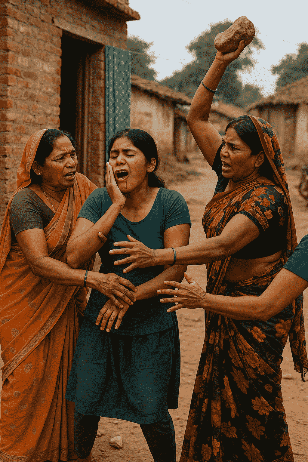पड़ोसी की दीवार विवाद में मां-बेटी पर हमला, बेटी का टूटा दांत, पुलिस में मामला दर्ज