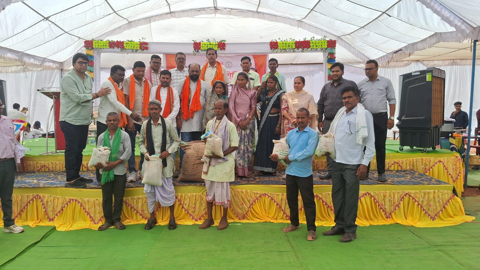 साल्हेवारा में सुशासन तिहार का भव्य आयोजन, शिविर में मिले 205 आवेदन